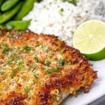 Delicious Fast and Easy Parmesan Crusted Tilapia Platter