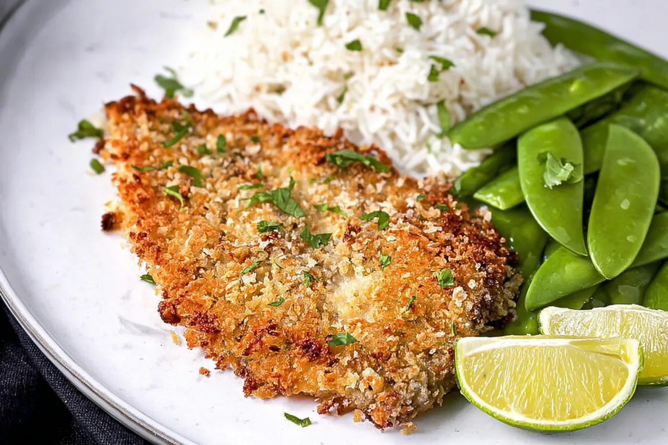 Fast and Easy Parmesan Crusted Tilapia