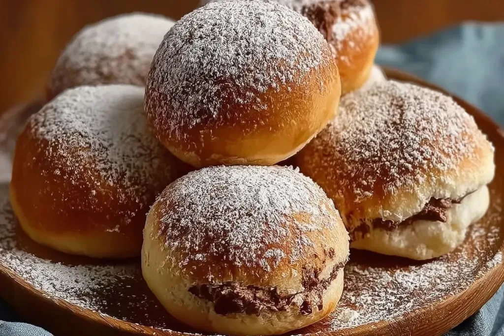 Fluffy Nutella Bombs Freshly Baked