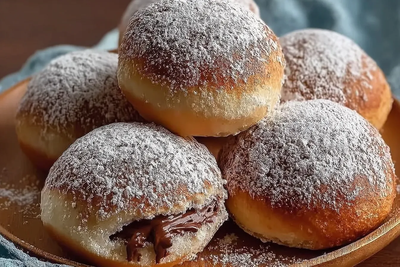 Fluffy Nutella Bombs 