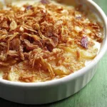 Delicious French Onion Scalloped Potatoes Plated