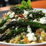 Fresh Spring Asparagus and Feta Quinoa Salad