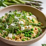 Fresh Spring Orzo Pasta Salad - Colorful Ingredients
