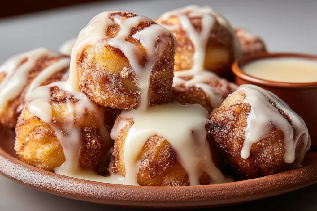Gooey Sourdough Discard Cinnamon Roll Bites Freshly Baked