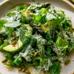 Green Goddess Salad Close-Up: Fresh and Colorful