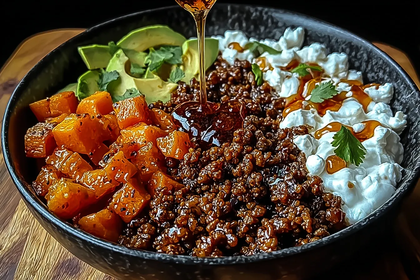 Ground Beef Hot Honey Bowl: A Sweet & Spicy Delight 4 Ground Beef Hot Honey Bowl