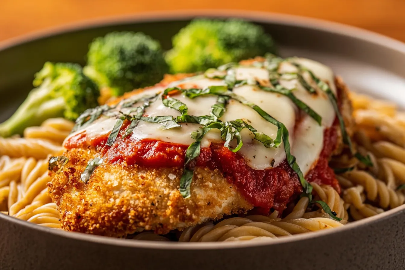 Healthy Baked Chicken Parmesan Recipe – Easy & Crispy 