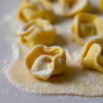 Homemade Cheese Tortellini Plated for a Delicious Meal