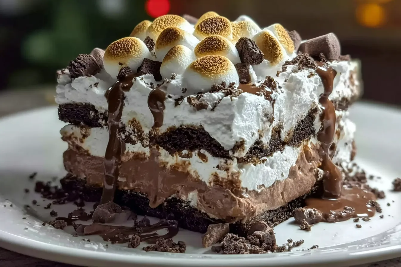 Hot Chocolate Lasagna 