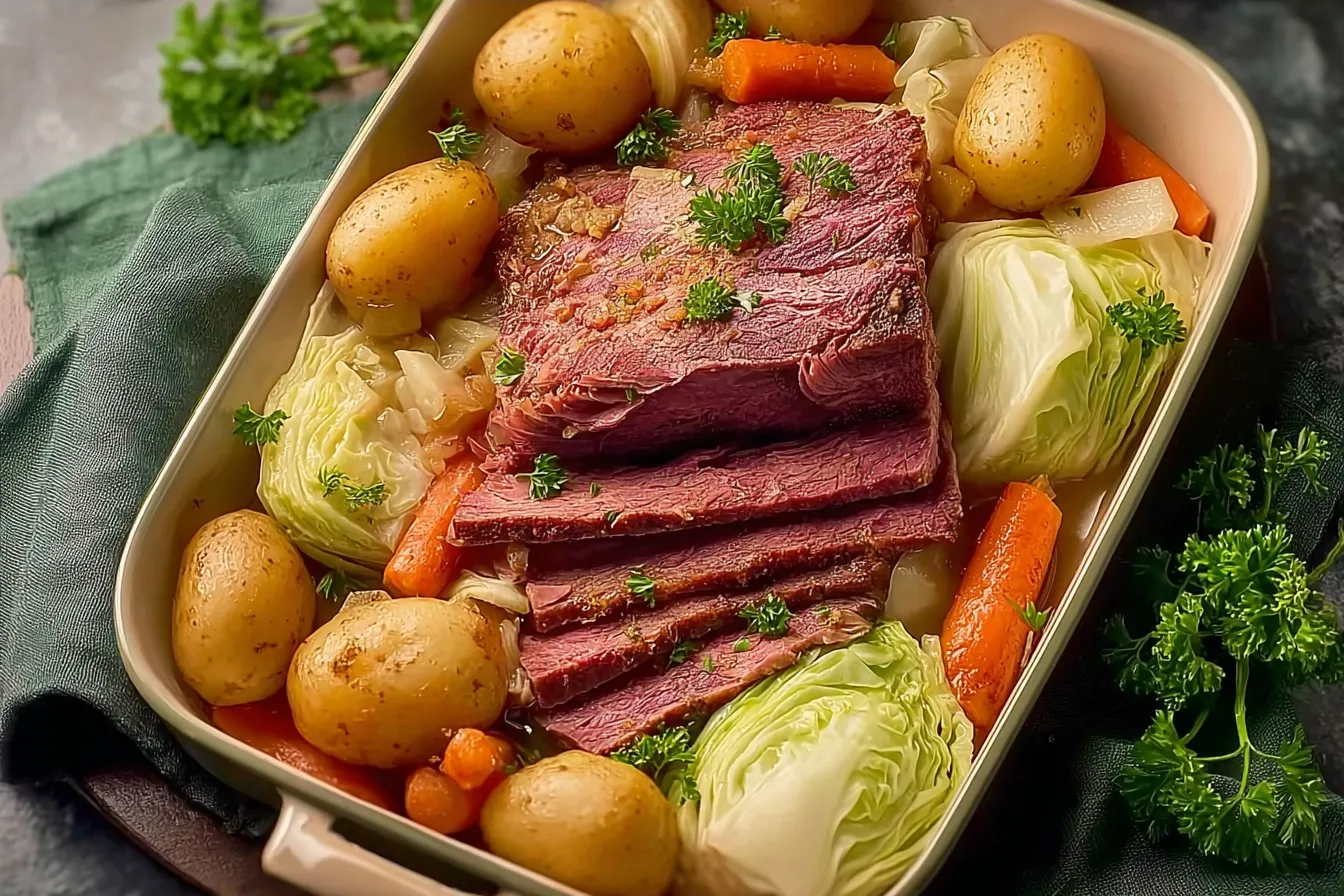 Irresistible Corned Beef and Cabbage Without Beer 