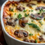 Irresistible Keto Mushroom Swiss Beef Bake for Cozy Nights