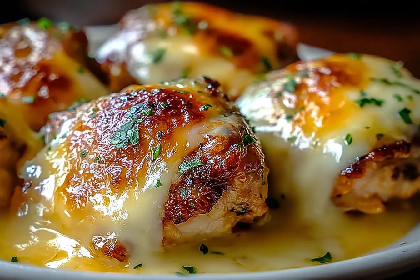 Irresistibly Easy Keto Baked Cheesy Ranch Chicken Thighs