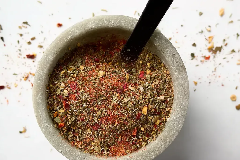 Homemade Italian Seasoning Mix in a Bowl