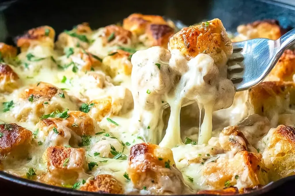 Keto Chicken Alfredo Casserole – Creamy and Delicious
