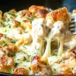 Keto Chicken Alfredo Casserole – Creamy and Delicious
