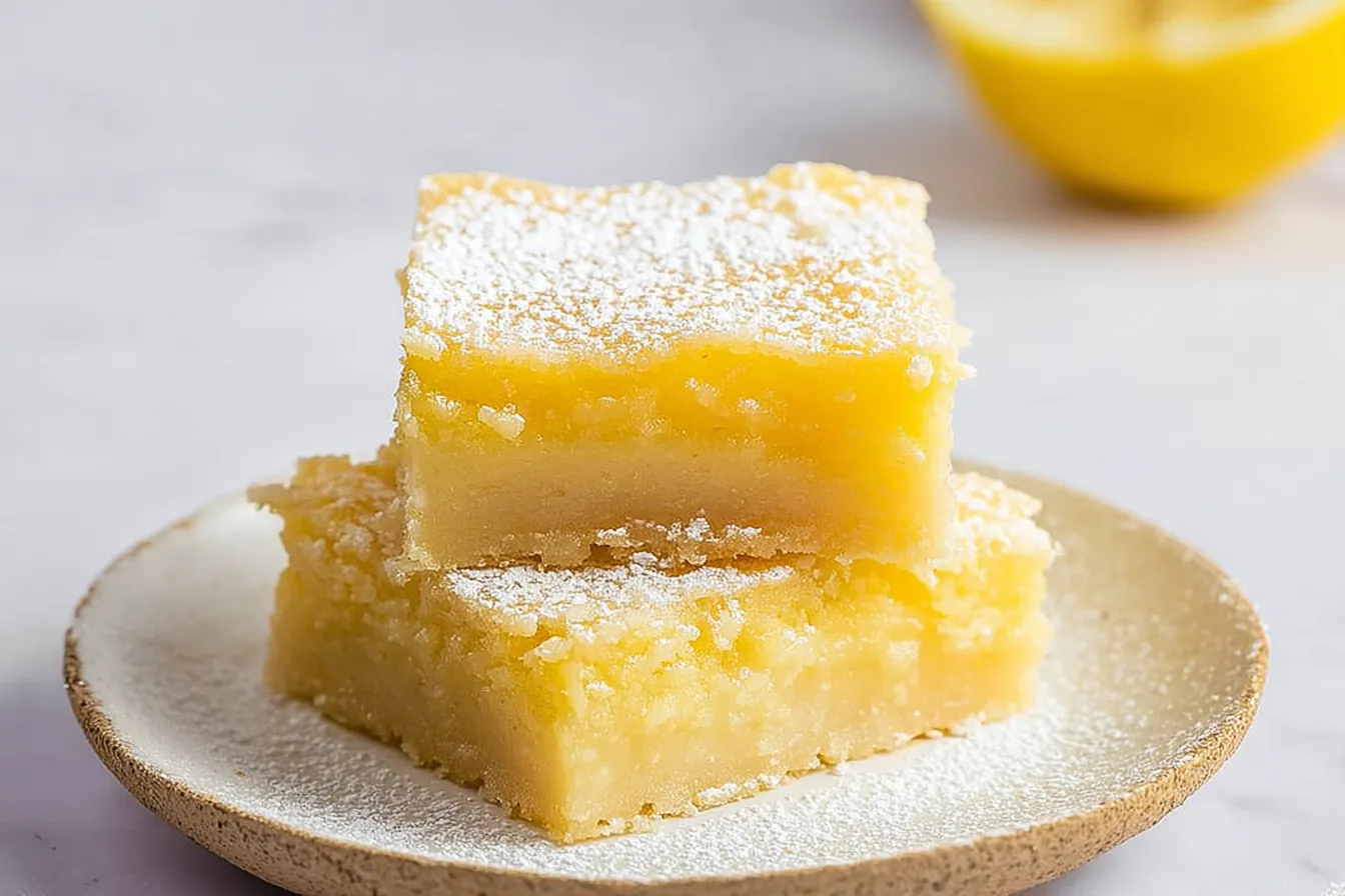 Keto Lemon Bars (6 Ingredients!)
