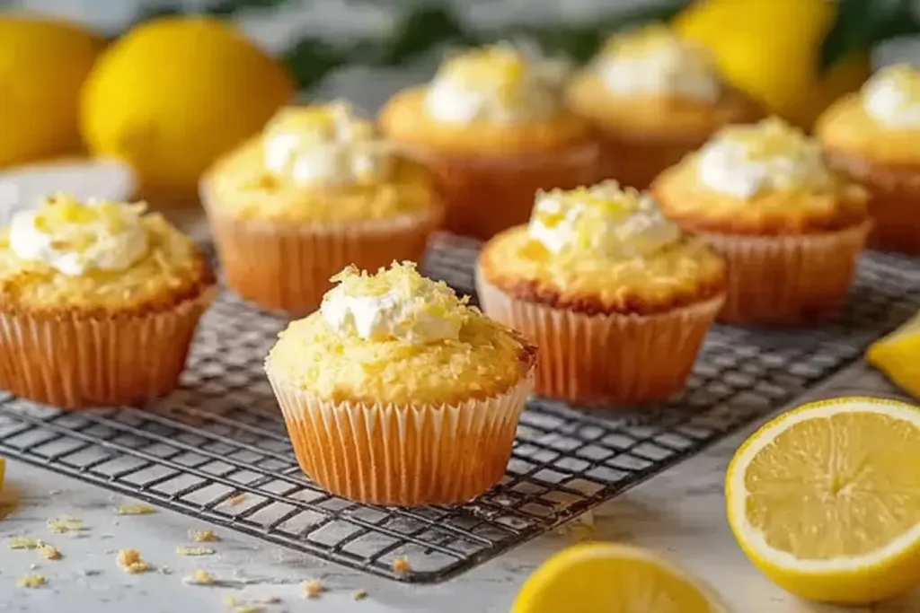 Keto Lemon Cream Cheese Muffins Freshly Baked