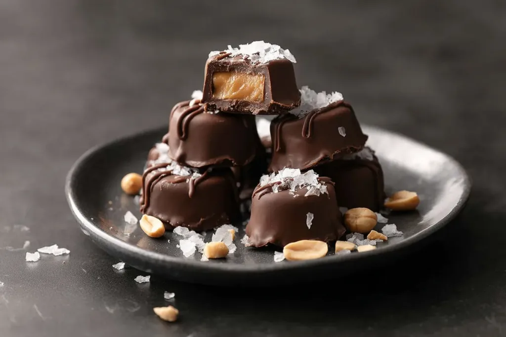 Keto Peanut Butter Chocolate Fat Bombs Ready to Enjoy