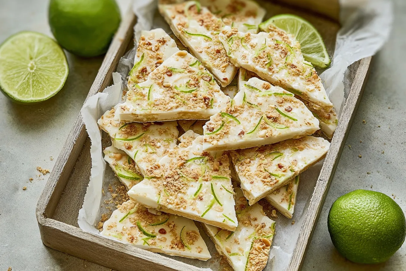 Key Lime Pie Yogurt Bark Recipe (High Protein)
