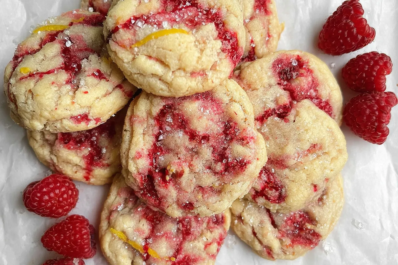 Lemon Raspberry Cookies