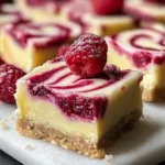 Lemon Raspberry Swirl Bars Fresh from the Oven