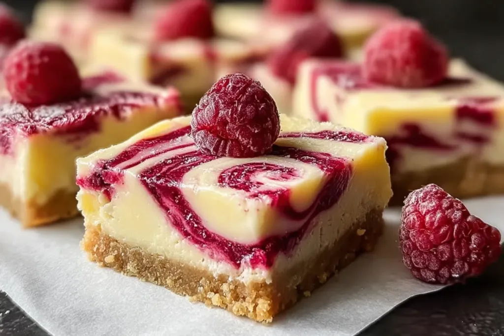 Lemon Raspberry Swirl Bars