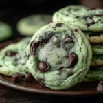 Mint Chocolate Chip Cookies Freshly Baked Delight