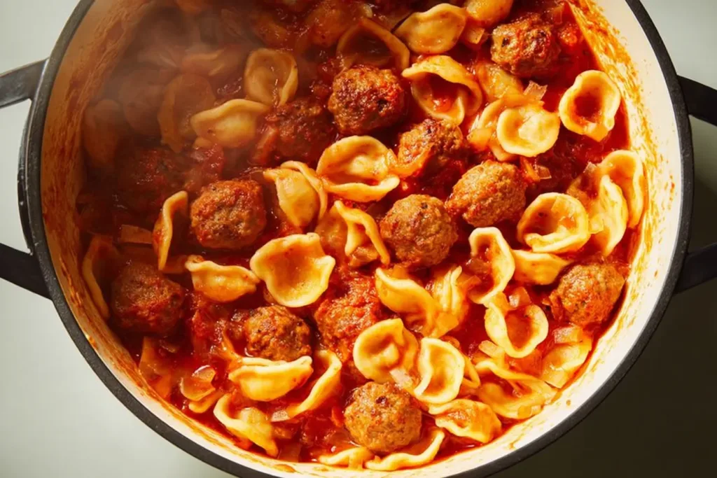Orecchiette with Mini Meatballs: A Comforting Delight 7 Orecchiette with Mini Meatballs: Try This Cozy Recipe Now!