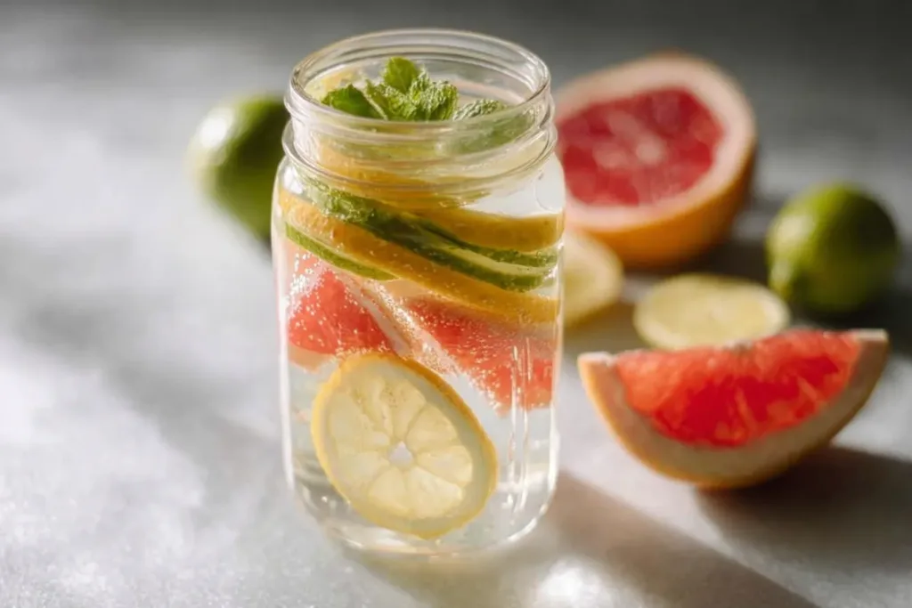 Refreshing Overnight Detox Water for Body Cleansing