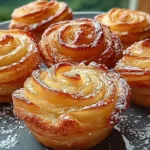 Peach Pie Cruffins Fresh from the Oven