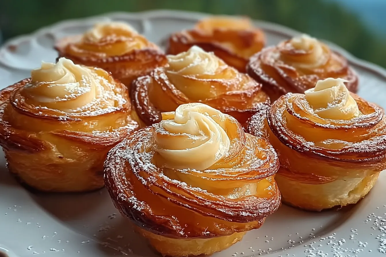 Peach Pie Cruffins Recipe