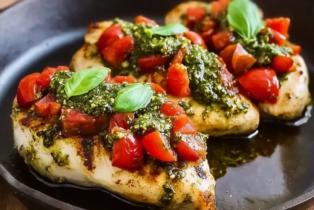 Pesto Bruschetta Chicken Ready to Serve