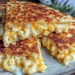 Savory Mac and Cheese Quesadillas Ready to Serve