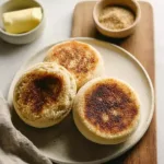 Freshly Baked Sourdough Discard English Muffins