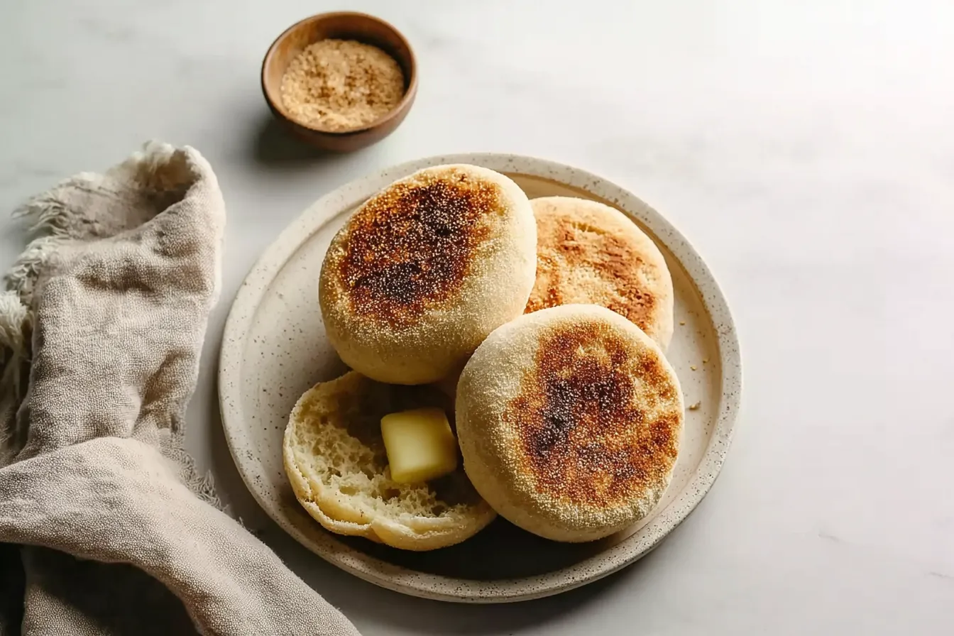 Sourdough Discard English Muffins 