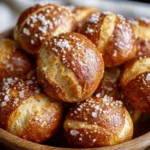 Golden Sourdough Discard Pretzel Bites Fresh Out of the Oven