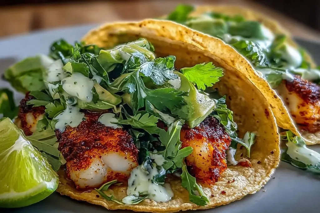 Spicy Lime Fish Tacos