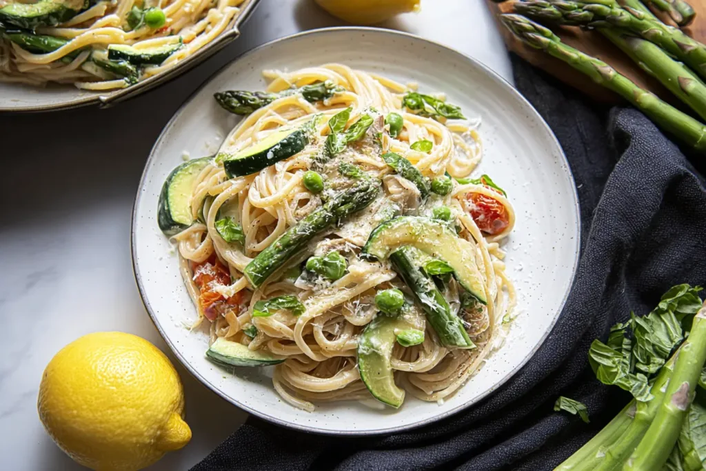 Vibrant Spring Pasta Primavera Bowl