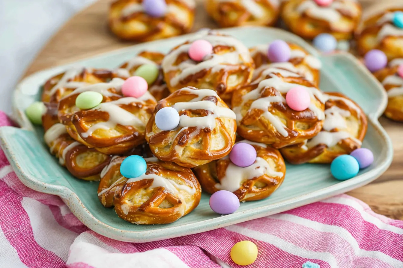 Spring Pretzel Bites 