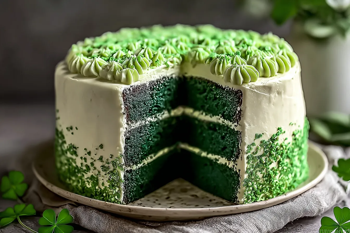 St. Patrick’s Day Green Velvet Cake: A Festive Delight! 4 St. Patrick’s Day Green Velvet Cake: A Festive Delight!