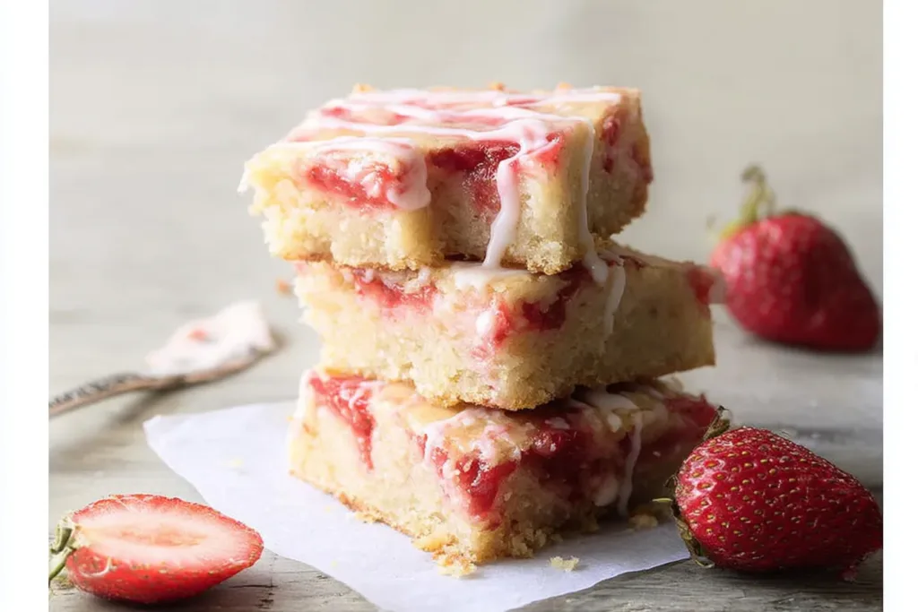 Strawberry Lemon Blondies: A Sweet Summer Treat 7 Strawberry Lemon Blondies