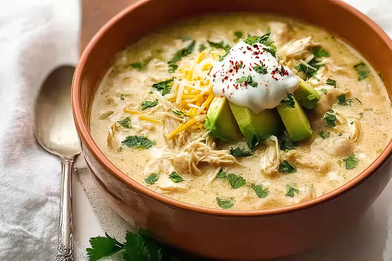 Tasty Keto White Chicken Chili