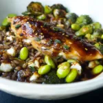 Teriyaki Tilapia Bowls with Colorful Vegetables