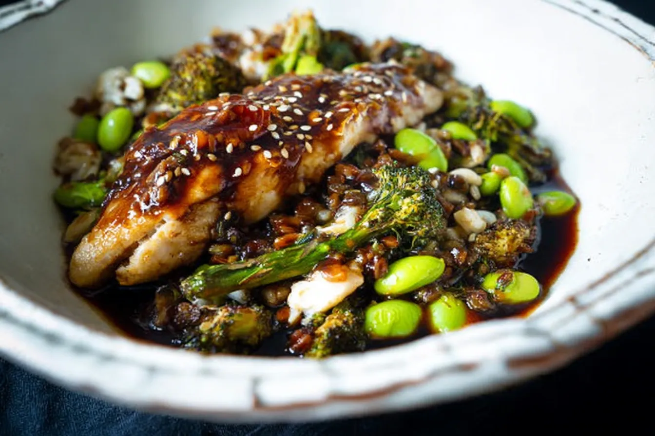 Teriyaki Tilapia Bowls