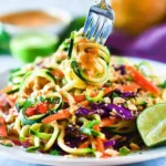Thai Zucchini Noodle Salad - Keto & Vegan