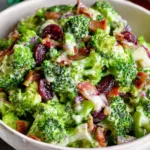 Colorful The Best Broccoli Salad Ready to Serve