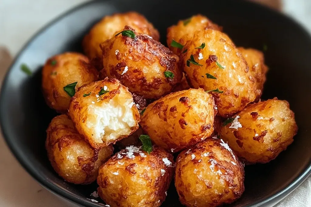 Two Ingredient Cottage Cheese Tots - Delicious Snack Idea