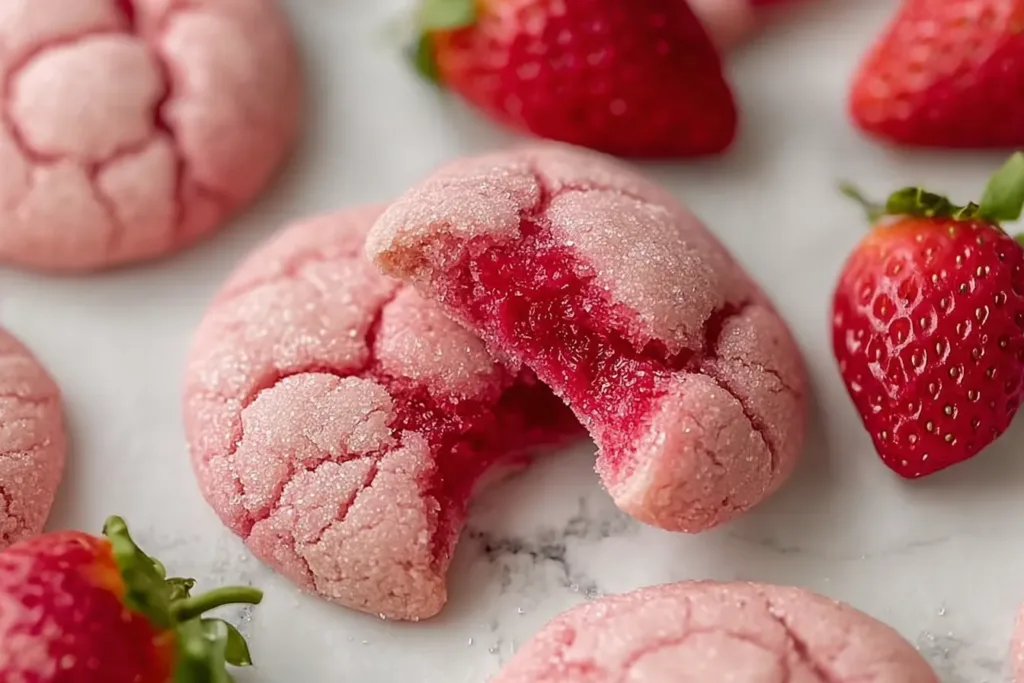 Vegan Strawberry Sugar Cookies – Delicious and Colorful Treats