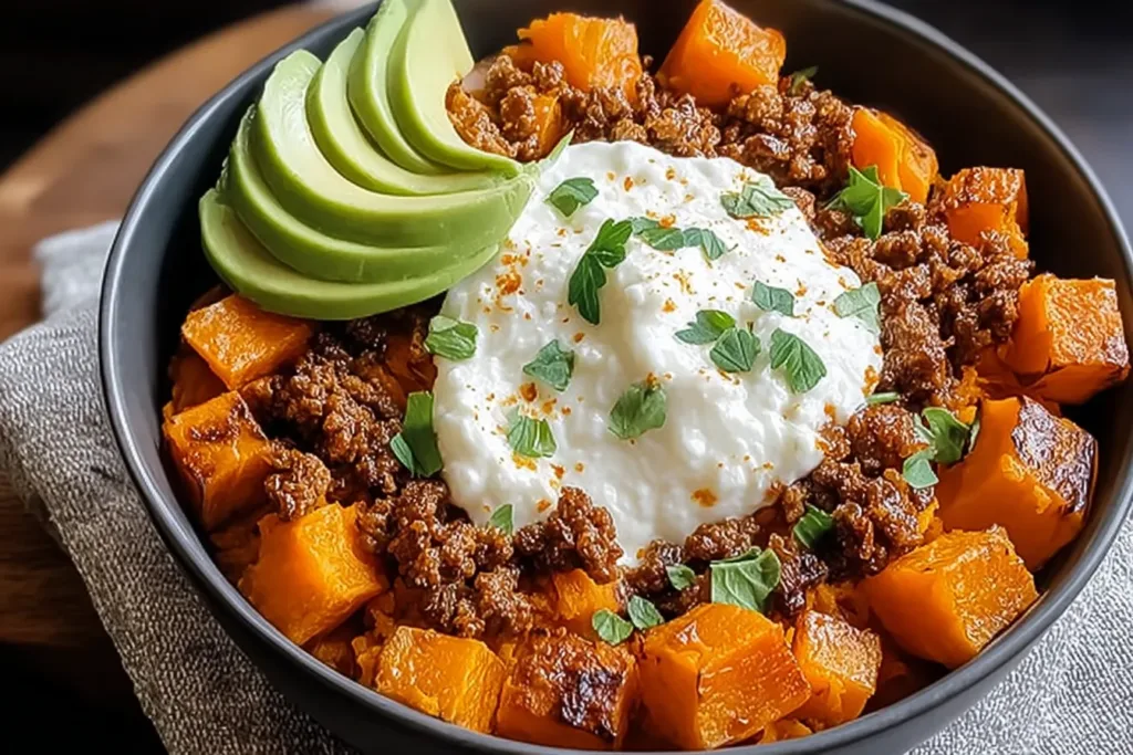 Viral Cottage Cheese Sweet Potato Bowl – Delicious and Nutritious