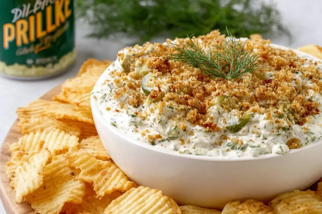 Viral Grillo’s Fried Pickle Dip in a Bowl